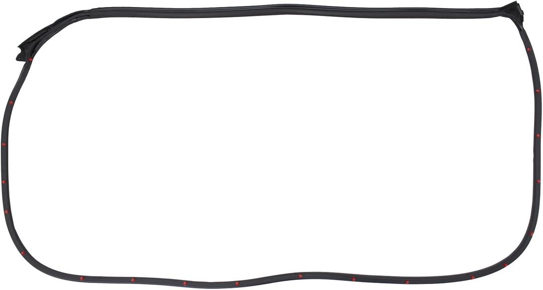 ApplianPar Front Driver Side Door Seal Rubber Gasket Weatherstrip for Honda Civic 2016-2021