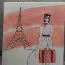 Juvale Paris Canvas Wall Art, Bedroom Print Set for Girls (12 x 15.8 x 0.6 in, 3 Pack)