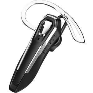 Single Ear Bluetooth Headset V5.4 Noise Canceling Microphone, Bluetooth Earpiece, 36Hrs Talk Time, Hands-Free Wireless Headset for Driving/Office/Business, Crystal Clear Calls, Lightweight (Black)