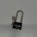 FIGODE Lock, Marine Grade Rustproof Padlock with Stainless Steel Shackle and Chrome Plated Brass Body, Outdoor Padlock Weatherproof, Keyed Different, 2.3 in. Long Shackle, 1 Pack