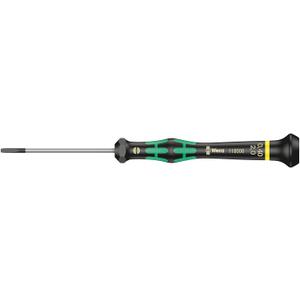 Wera 05118006001 Kraftform Micro 2035 Slotted Electronics Precision Screwdriver, 2mm Head, 60mm Blade Length