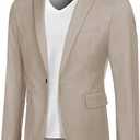 COOFANDY Mens Sport Coat Casual Blazer One Button Business Suit Jacket (X-Small)
