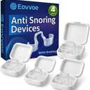Anti Snoring Devices, Adjustable Snore Stopper for Men and Women, Transparent Internal Nostril Opener, Helps Reduce Snoring  4 Pack