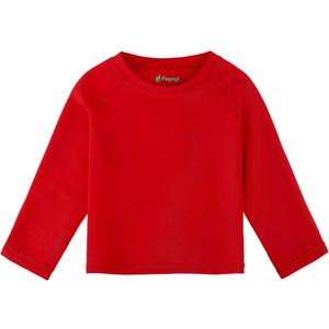 Baby Todder Rash Guard Shirts SPF Long Sleeve Swim Shirts Sun Protection Rashguard Swimwear for Baby Boys Girls (Red)
