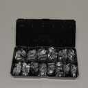 Aprs Gel-X Almond Box of Nail Tips | 280 Gel-X Tips, Soft Tips, 14 Sizes 00-9 | Half-sizes Included (Natural Almond Short, 280 Count)