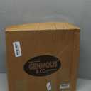 GENMOUS Woven Placemats Set of 10,12" Round Placemats Natural Water Hyacinth Boho Placemats,Farmhouse Rattan Chargers for Dinner Plates,Rustic Braided Wicker Table Mats for Dining Table,Home,Wedding