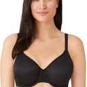 Wacoal Women's Back Appeal Minimizer Unlined Underwire Bra (40D, Black)