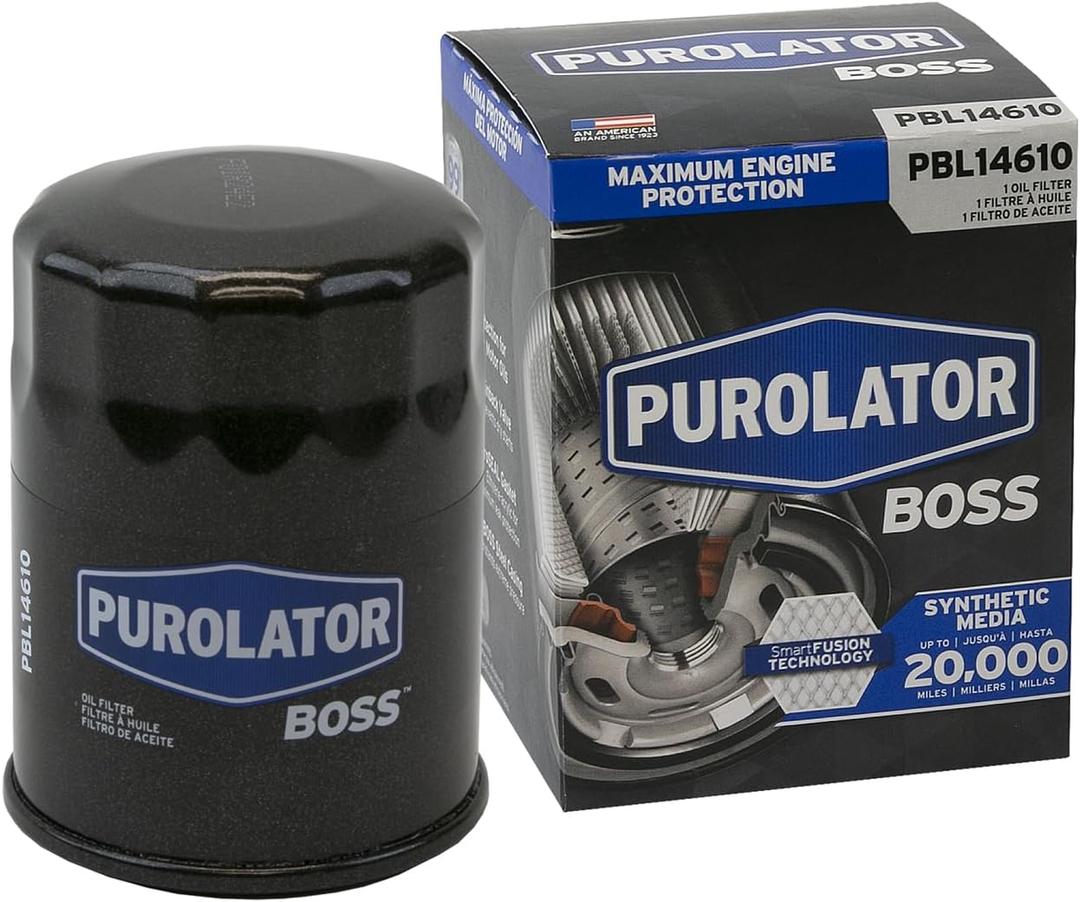 Purolator PBL14610 PurolatorBOSS Maximum Engine Protection Spin On Oil Filter Compatible With Honda CR-V, Accord, Civic, Pilot, Odyssey, HR-V, Fit, Nissan Frontier, TITAN, Xterra, Acura MDX and RDX