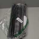 Extra Long Curtain Rod for Windows 30 to 240 inch, Heavy Duty Curtain Rods with Modern End Caps, 1 inch Black Drapery Rods Set for Outdoor Patio, Adjustable Curtain Rod for Room, Black