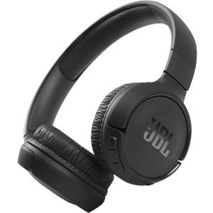 JBL Tune 510BT - Bluetooth headphones with up to 40 hours battery, microphone for call, foldable and comfortable, Android and iOs compatible (Black)