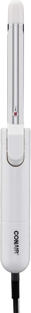 Conair Curls N' Curls 5/8-Inch Curling Iron, 5/8-inch barrel produces tight curls  for use on short to medium hair (0.625 Inch (Pack of 1), White)