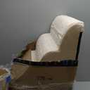 3-Step Dog Ramp and Stairs for Sofa and Chair - Non-Slip Sturdy Pet Steps for Small Dogs and Cats,15.7" H,Beige