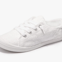 Women's Slip On Canvas Sneaker Low Top Casual Walking Shoes Classic Comfort Flat Fashion Sneakers, size 6