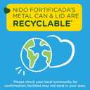NIDO Fortificada Powdered Drink Mix - Dry Whole Milk Powder with Vitamins and Minerals Canister (EXP 02/28/27)