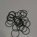 50PCS 1.5" Book Ring Metal Loose Leaf Binder Hinged Buckle Binding Rings Scrapbook Sketchbook Craft Photo Album DIY Black 38mm