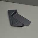 TQPONLY Seat Trim Panel Cover | Compatible with 2009-2014 Ford F150,2010-2014 Lincoln Mark LT Truck Accessories Replacement | Front Driver Side Plastic Seat Hinge Cover (Steel Gray)