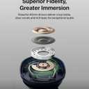 Belkin SoundForm Surround Bluetooth Over-Ear Headphones - Environmental Noise Cancelling Headphones - Wireless w/ 60H Playtime & Soft Ear Cups for iPhone, Galaxy, iPad, Travel, Home, or Office - Blue