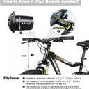 RAYMACE Bicycle Basket Dog Bike Handlebar Basket Front,Folding Detachable Quick Release Easy Install,Cycling Picnic Bag