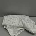 jinchan Extra Long Green and White Shower Curtain Inky Herringbone Chevron Zig Zag Waterproof Fabric Modern Farmhouse Shower Curtains for Bathroom with 12 Hooks 70x84 Inches