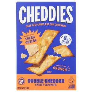 Cheddies, Crackers Double Cheddar, 4.2 Ounce