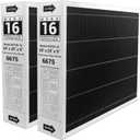 X6675 Merv 16 20x25x5 Efficient Furnace Filter Compatible with Lennox X6675 and Lennox HCC20-28 Furnace HVAC System, Part Number HCF20-16, 2 Pack