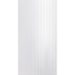 Window Privacy Film 79 x 18 Vertical Strip Fluted Glass Frosted Glass Window Film Static Cling for Bathroom Door Anti UV
