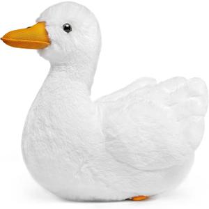 ZHONGXIN MADE Simulation Cole Duck Plush Toy Stuffed Animal - 12 inch Simulation White Call Duck Doll Plush Toys as Gift for Your Kids (Cole Duck)