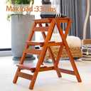 Wooden Step Stool for Adults/Folding stools Wood Step Ladder/Lightweight Step Stool/Folding Step Stool, Portable Ladder, Anti-Slip Ladder, high Chair,Step Chair