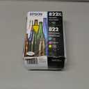 EPSON 822 DURABrite Ultra Ink High Capacity Black & Standard Color Cartridge Combo Pack (T822XL-BCS) Works with WorkForce Pro WF-3820,3823, 4820, 4830, 4833, 4834