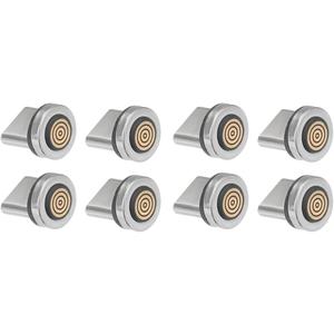 Milisten 8pcs Charging Cable - USB C to Magnetic Adapter, Magnetic USB Cable Adapter Tip, Cell Phone to Rotate Data Line, Metal (As Shown 1x2pcs)