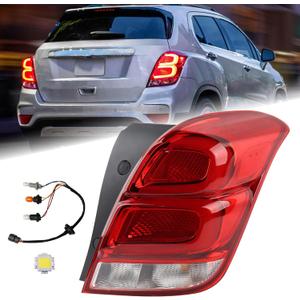 RH LED Type Tail Light Assembly Fit for 2017 2018 2019 2020 2021 2022 Chevy Trax Rear Lamp Right Passenger Side Chevrolet Brake Lamp With Bulbs GM2801298 42750550