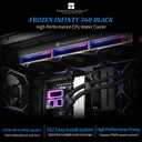 Thermalright Frozen Infinity 360 Black Liquid CPU Cooler,Triple PWM Fans with 2000RPM,Desktop CPU Aio Cooler,for AM4/AM5&Intel LGA1150/1151/1200/2011/1700/1851,Infinity Mirror PC CPU Water Cooler