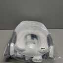 Potty Training Seat, SKYROKU Upgrade Toddler Toilet Seat for Kids Boys Girls, 2in1 Potty Training Toilet, Splash Guard Anti-Slip Pad Step Stool,New Sector-Shape Stabilized Base and heavier (8899 Grey)