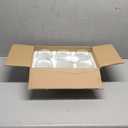 6 Pack Clear Round Glass Vases, 4.7 W x 3.5 H, Bubble Bowl Flower Vase for Table Centerpieces, Candle Holders for Wedding Event Home Decor