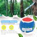 Nobleza Tennis Balls for Dogs 12 Pack, 2.5in Durable Bouncy Floatable Squeaky Tennis Balls for Dogs for Fetch & Exercise, Training Interactive Natural Rubber Squeaky Dog Ball for Small Medium Dogs