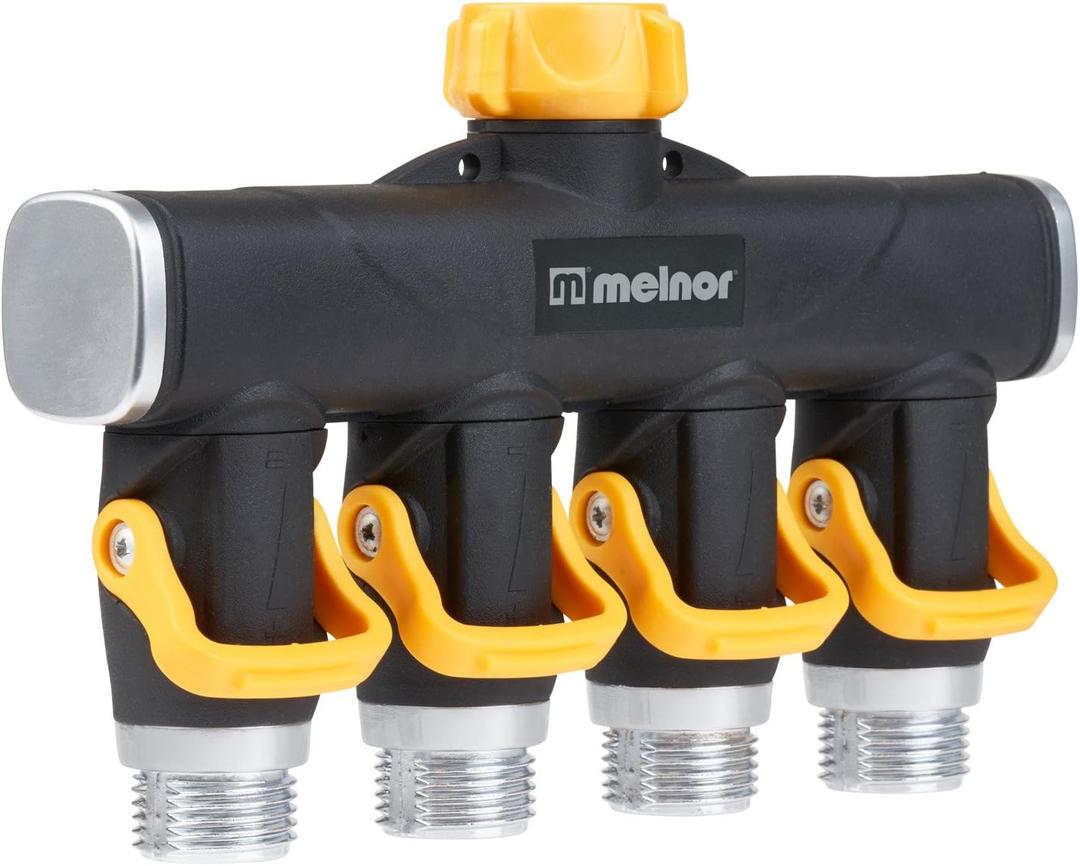 Melnor 357 EZ-Flow 4-Way Control Valve; Easy Lever Flow-Control/Shut Off