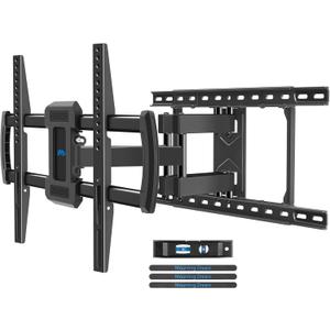 Mounting Dream TV Wall Mounts Bracket for Most 42-84 Inch TVs, UL Listed Premium TV Mount Full Motion with Articulating Arms, Max VESA 600x400mm and 100LBS, Fits 16", 18", 24" Studs, MD2296-24K