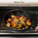 15Pcs Pots and Pans Set Non Stick, Cookware Sets with Detachable Handle, Nonstick RV Kitchen Cooking Tools Removable Handles, Oven Safe, Induction Fast, Stackable Induction Cookware,Black