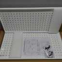 Ultrawall Metal Pegboard Panels, Pegboard Wall Organizer, Peg Boards for Garage, Tool Storage Organization, 12"X24", 3pcs, White