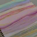 bloom daily planners 2025 Hardcover Calendar Year Goal & Vision Planner (January 2025 - December 2025) - Monthly/Weekly Column View Agenda Organizer - 7.5" x 9" - Watercolor Waves