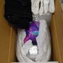 M MEILINXU Cremation Urns for Human Ashes Adult Female & Male, Funeral Urn for Ashes for Women & Man, Purple Cosmic Galaxy Urns, Burial, Aurora Borealis Decorative - Large Full Size