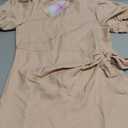 WDIRARA Dress For Girls, Size 10Y, Beige