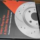 GAIASURGE Rear Brake Rotors Compatible with 2007-2017 Jeep Compass