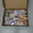 Unittype 19 Pcs Flower Fairy Accessories for Garden Outdoor Fairy Figurines Miniature Bridge Mushroom Lighthouse Water Well Pond Resin Garden Decorations Miniature Figurines for Craft