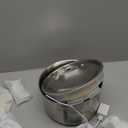 NPET Stainless Steel Cat Water Fountain, 1Gallon/135oz Automatic Pet Drinking Fountain with 4 Pack Replacement Filters