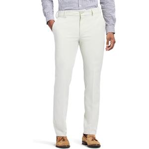 Izod Mens Chino Dress Pant Cotton Touch Performance (40W x 32L, Silver Birch)