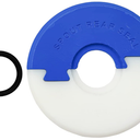 Welvzen Bathtub Spout Pipe Seal, Block Water Past Through Finished Wall, Tub Spout Water Leakage Disc Seal, Bath Wall Waterproof Protection for Copper Pipe (1/2" Copper Pipe 0.63in (16mm))