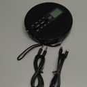 CD Player Portable with Speakers  Rechargeable Personal CD Player for Car and Home, Small Fabric Music Player with Backlit Display, AntiSkip, AUX/USB Port  Ideal for Audiobooks & Gifts