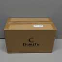 Modern White Industrial Pendant Light Fixtures Set of 2, Clear Glass Cage Pendant Light Kitchen Island, Adjustable Cord Hanging Light for Kitchen Island Decor, Over Sink Lighting Fixtures for Bathroom (5.9in-Hardwired Cord)