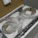 68" Farmhouse Floor Lamp With Mica Shade For Living Room,Modern Industrial Vintage Standing Floor Lamp for Bedroom ,Stepless Dimmable Rustic Tree Trunk Tall Lamp For Office,Living Room (Bulb Included)